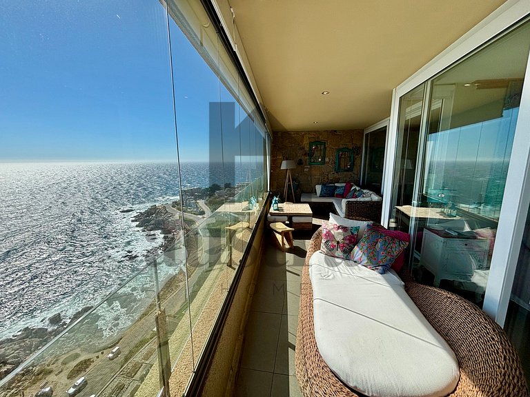 Maravillosa vista al mar dos estacionamientos