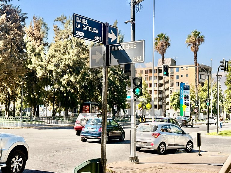 Wonderful and spacious apartment in Manquehue Sur