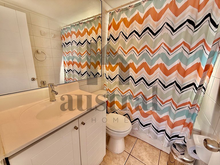 Wonderful view of the sea in front of Cochoa Beach