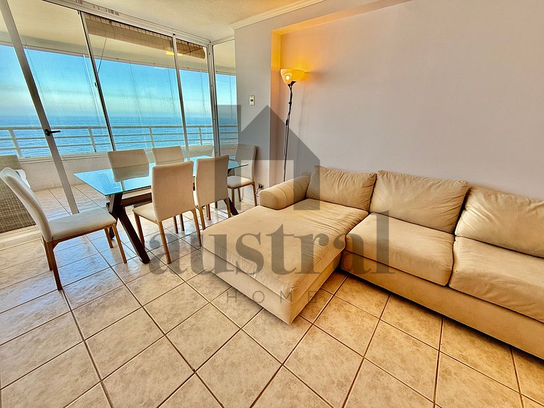 Wonderful view of the sea in front of Cochoa Beach