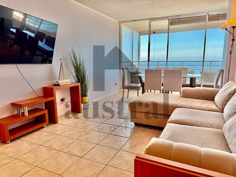 Vista maravilhosa do mar em frente à Cochoa.