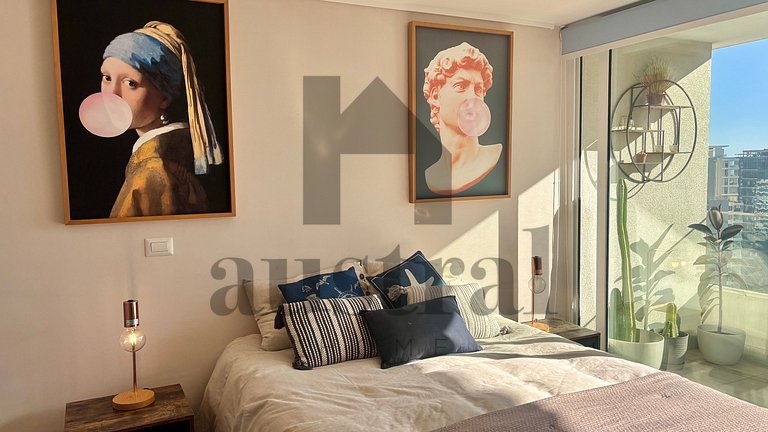 Decoração belíssima no melhor bairro de Concón.