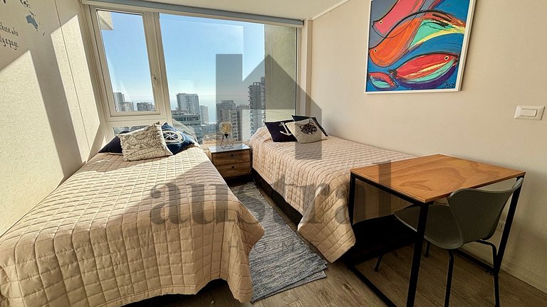 Hermosa decoración en el mejor barrio de Concón