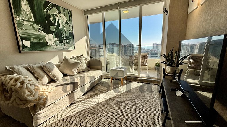 Hermosa decoración en el mejor barrio de Concón