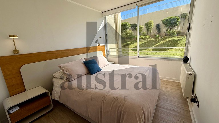 Lindo apartamento no térreo.