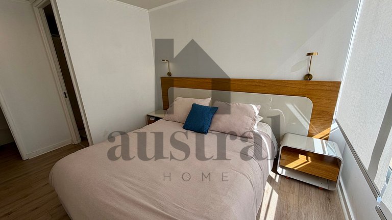 Lindo apartamento no térreo.