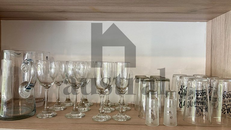 Lindo apartamento no térreo.