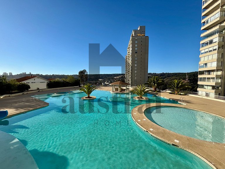 Lindo apartamento no térreo.