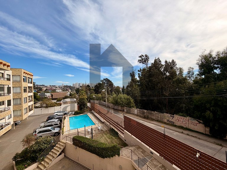 Apartamento reformado e confortável em Concón