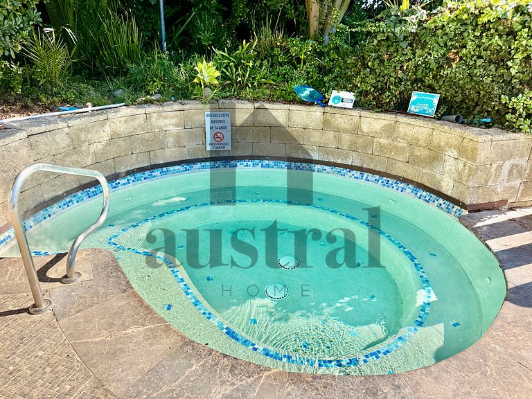 Maravilloso con piscina temperada jacuzzi exterior